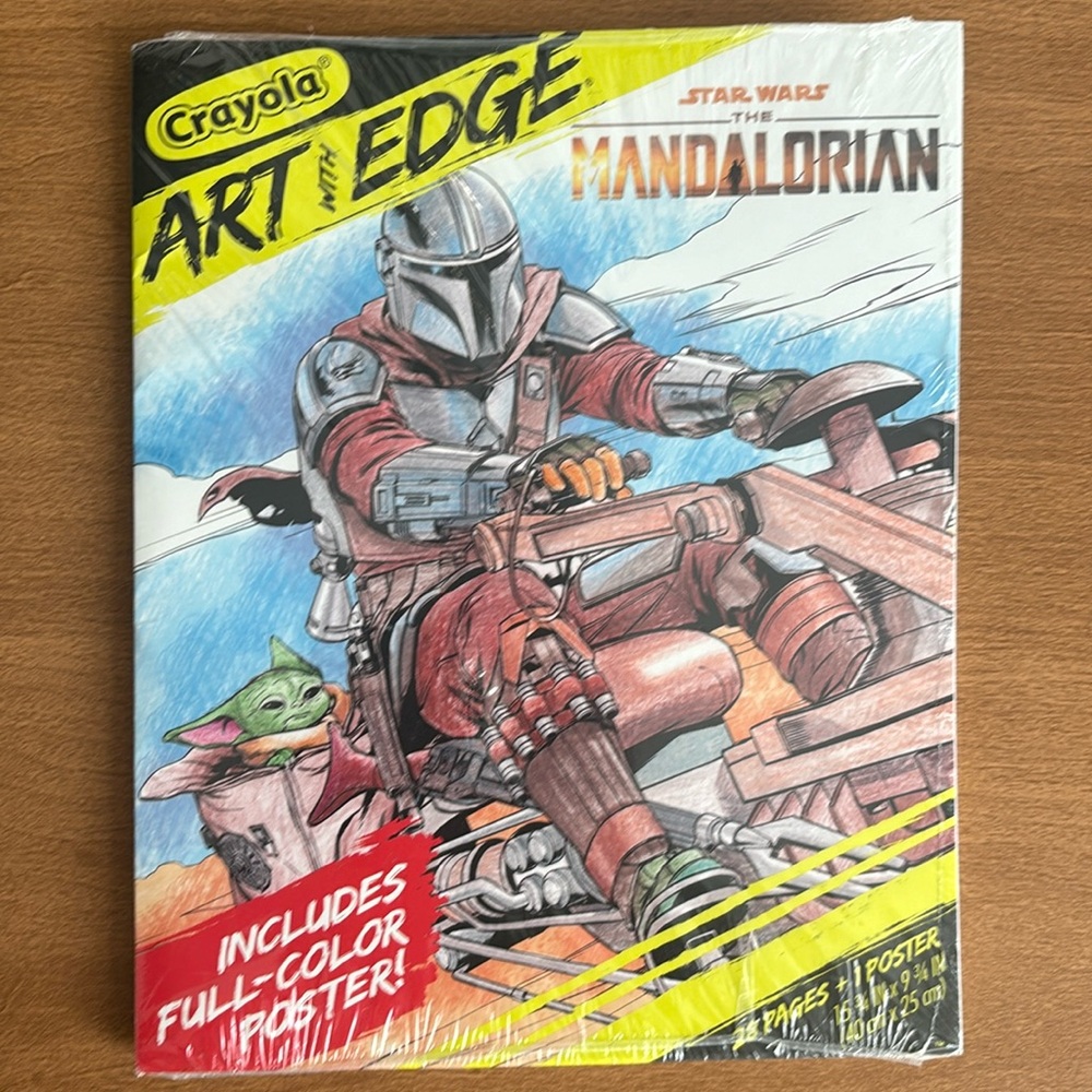 🌺 Crayola Art with Edge Star Wars The Mandalalorian